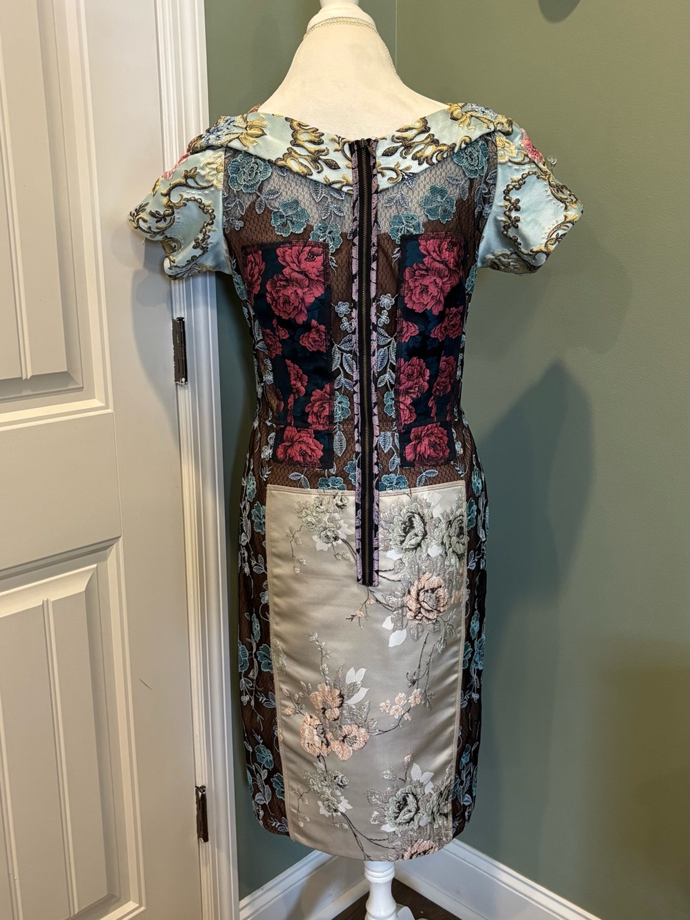 Byron Lars Beguile Anthropologie Brocade Sheath Dress - Picture 4 of 8